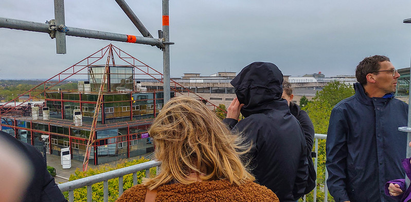 Blick auf "The Point" vom Utopia-Tower des Festivals: in den 70er Jahren das kulturelle Zentrum der Stadt (Foto: Maja Dunn)