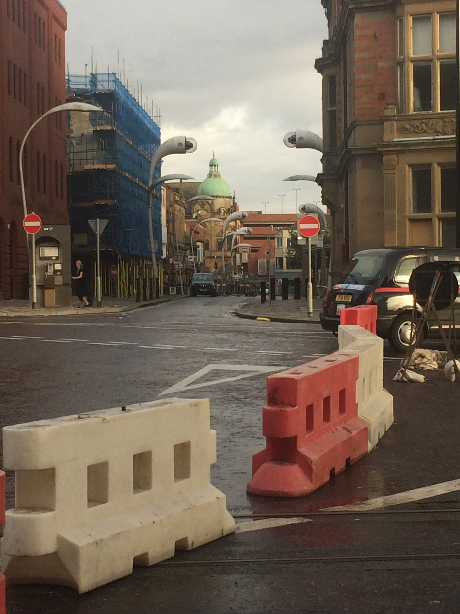 Straßenlaternen in Blackpool