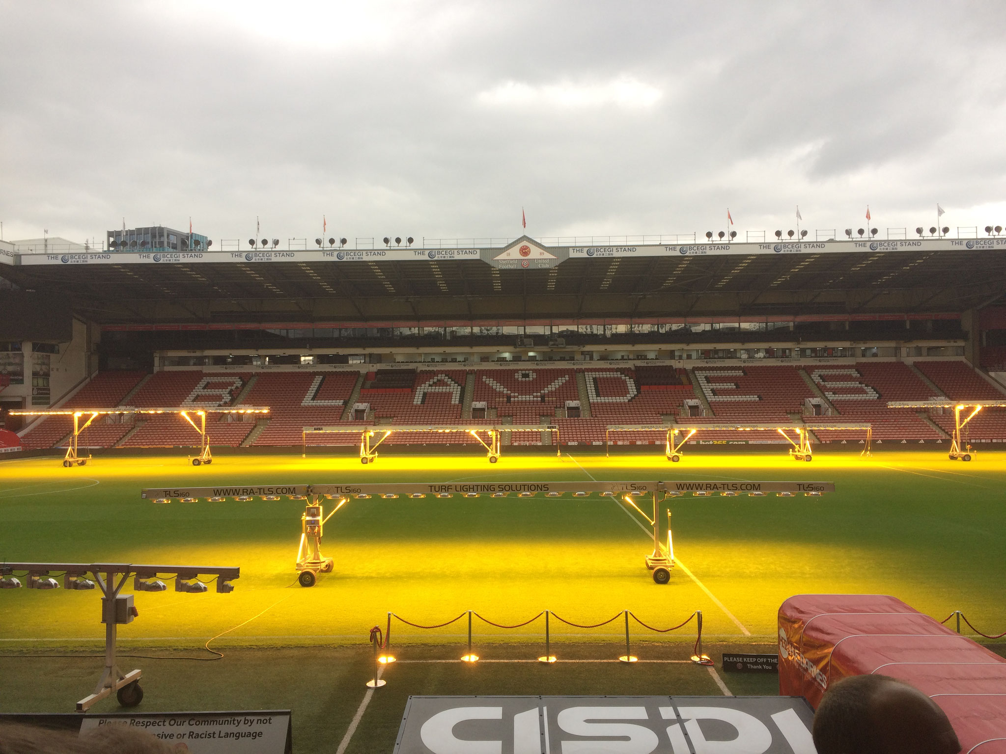 Impressionen der Stadionführung bei Sheffield United