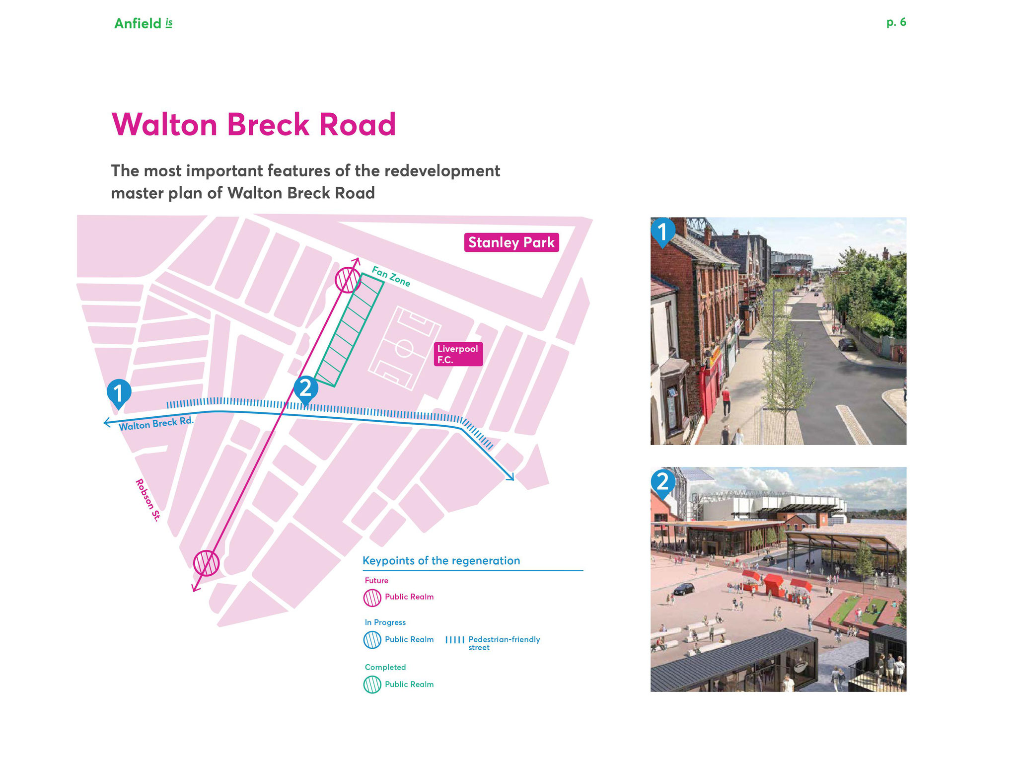 Auszug: Masterplanung Walton Breck Road (Copyright: Hemingway Design, Wimbledon)